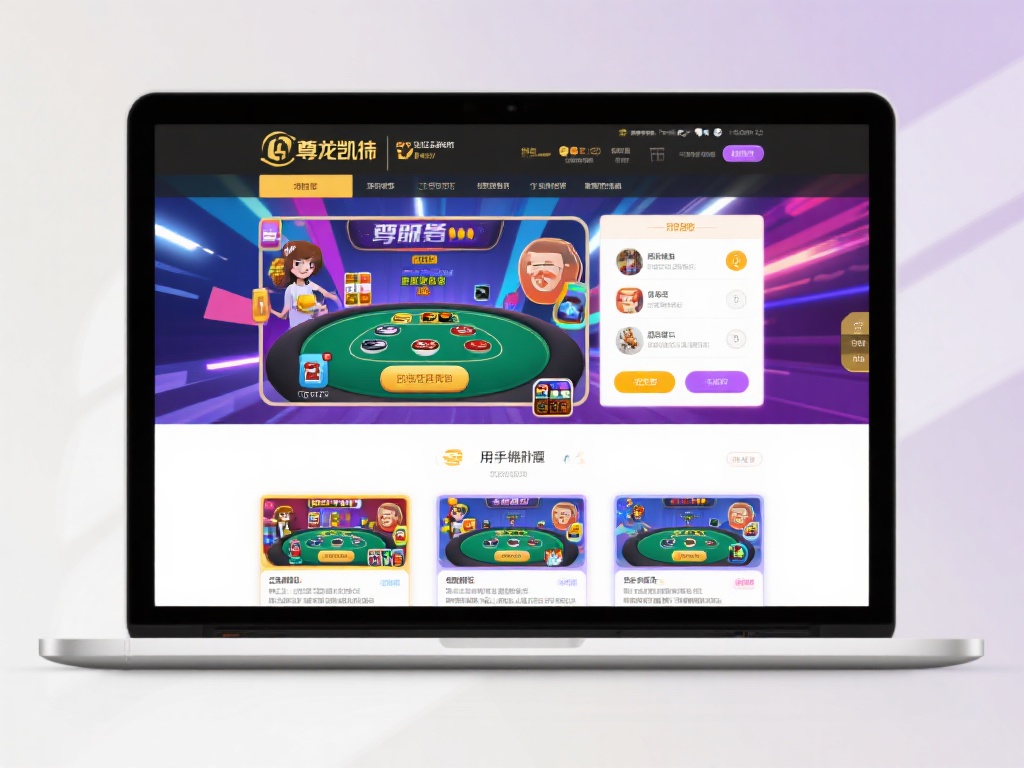 在用户界面方面，尊龙凯时也不遗余力。网站整体采用了